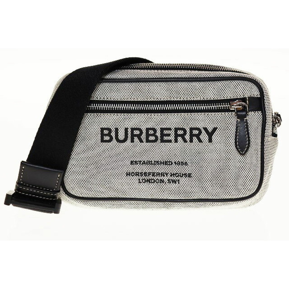 Burberry Horseferry Print Cotton Canvas Bum Bag Body Bag